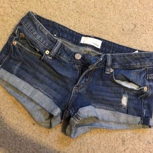 Denim shorts